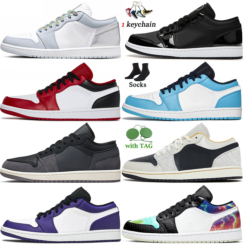 

Big Size US 12 Mens Basketball Shoes 1 Low Women Men Sneakers Jumpman 1s Craft Inside Out Black Toe Olive Tear Away Silver UNC Wolf Grey, Shoe box