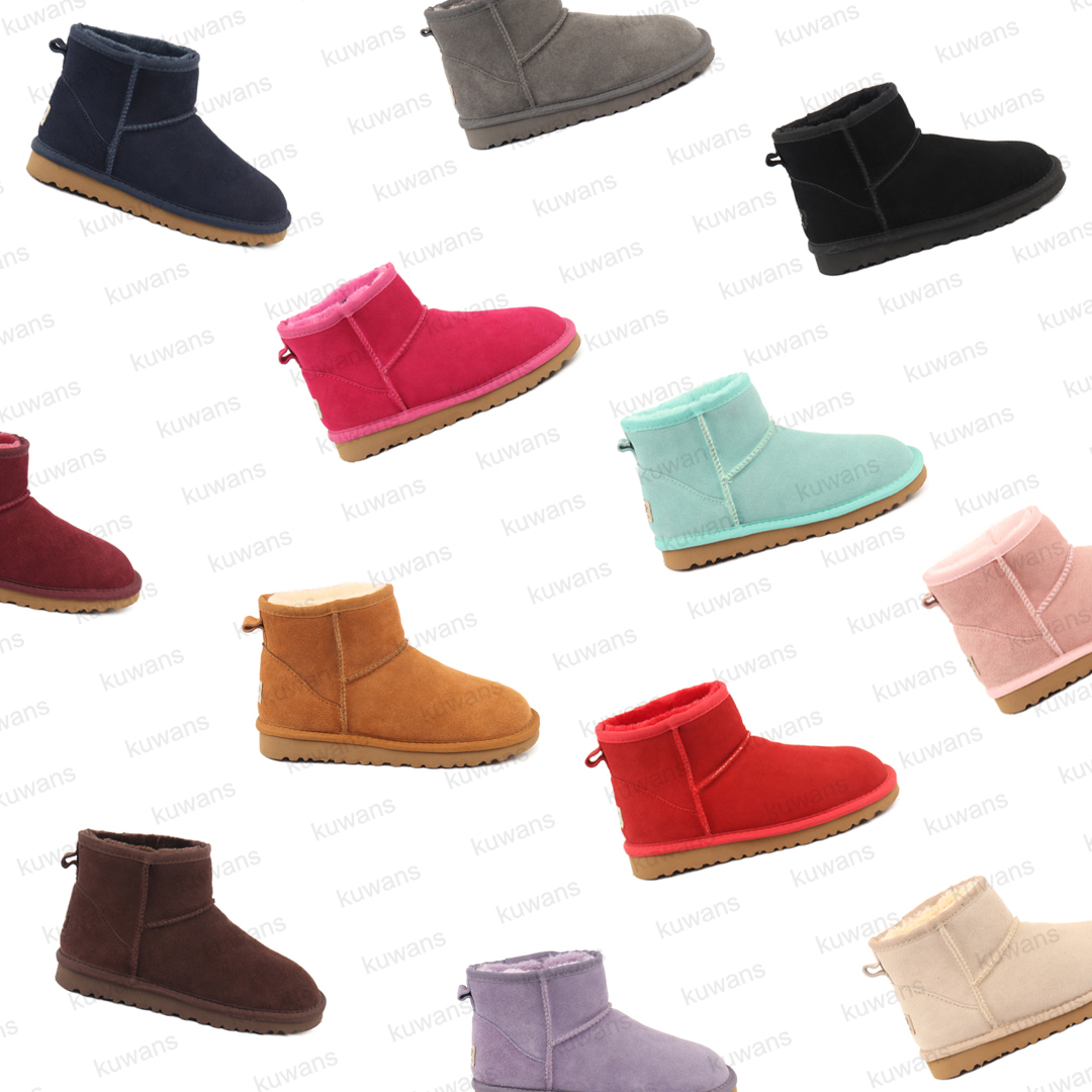 

Women Classic Mini Boot ll Ultra Snow Boots slides slipper Matte Fur Suede sheepskin Wool Blend Comfort Winter Designer Ankle Booties Size 35-42, Customize
