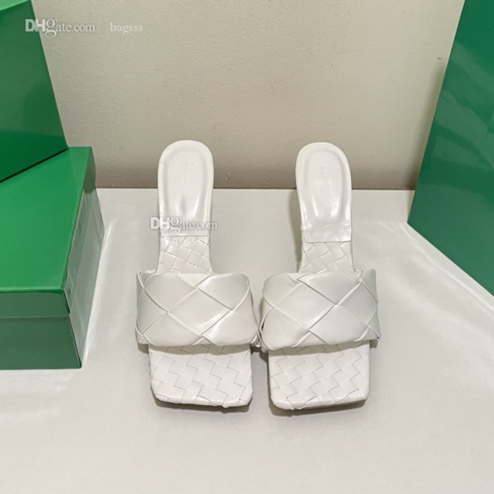 

Slipper Luxury Women Sandals Designer Heels Bottega Slides Sliding Thick Sole Green Famous Brand Pantoufle CFFCHHG