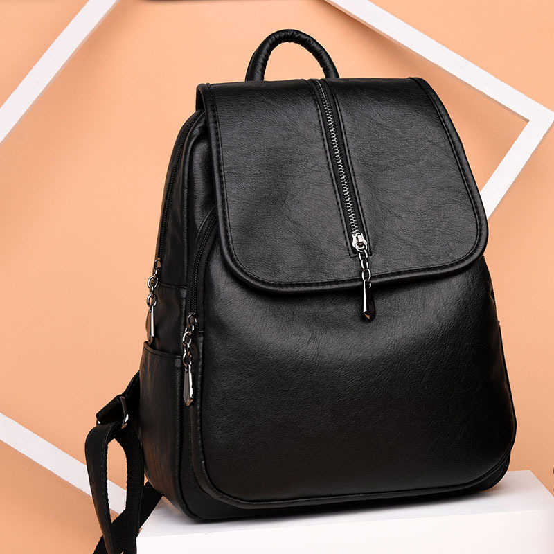HBP 2024 Nouveau sac à bandoulière double surface de surface douce pour femmes Version coréenne Version coréenne Voyage Grand sacs Single épaules