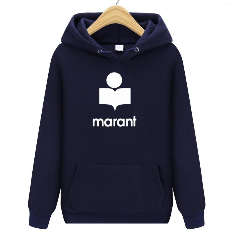 

Men' Hoodies Fall/Winter Marant Hoodie Women' Hooded Sweatshirt Casual Streetwear Hip Hop Pullover Men' Top, Black
