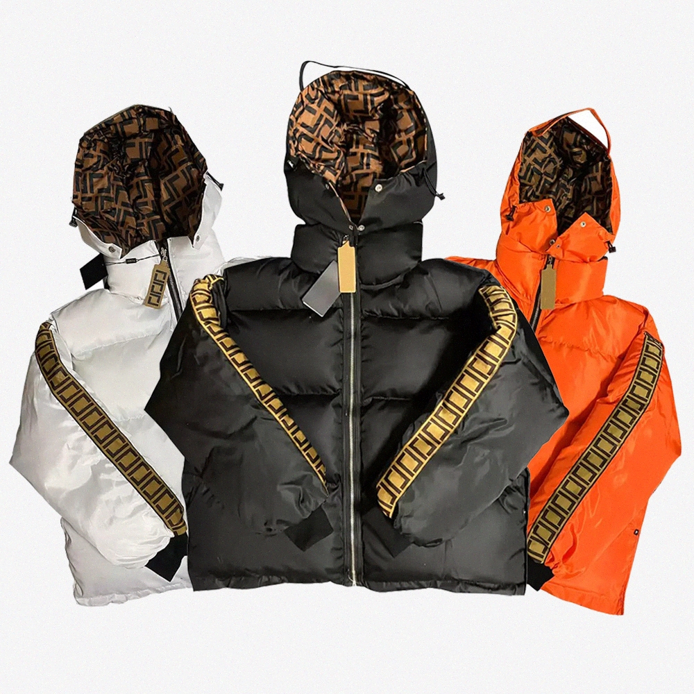 Designer F Puffer Veste Hiver Parka Hommes Femmes Casual Down Manteaux En Plein Air Plume Doudoune Unisexe Manteau Survêtement Amovible Chapeau C