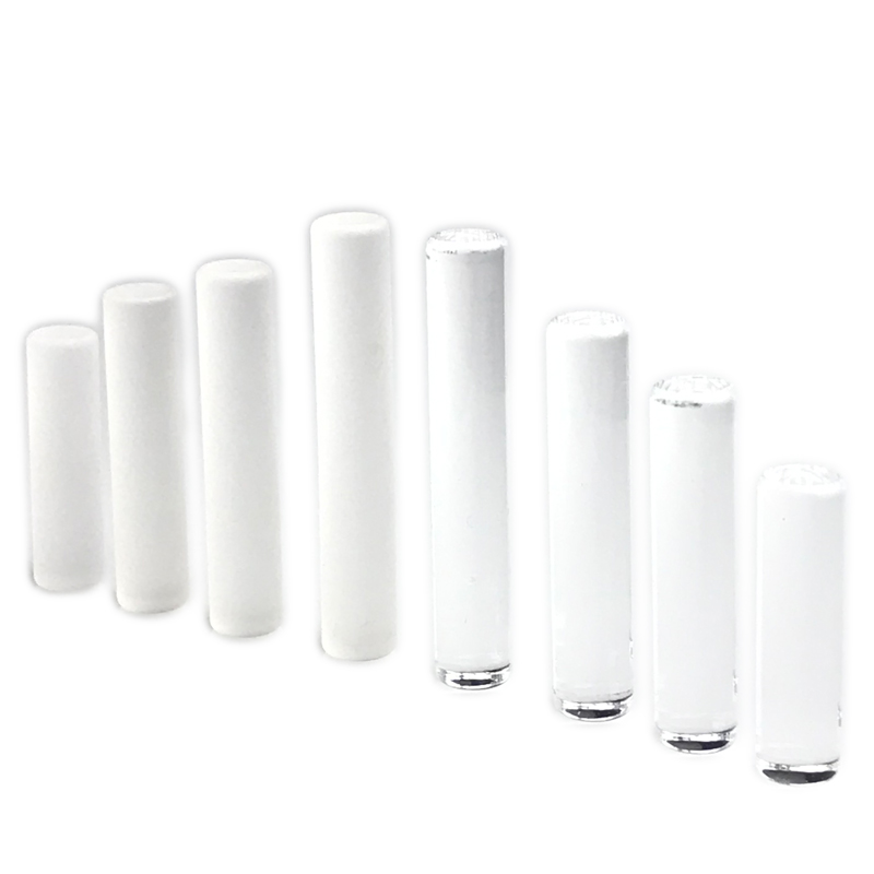 

6mm Quartz Pillar Banger Insert Nail Smoking Pipes with Hookah 22mm 27mm 30mm 35mm Clear Sandblasted Frosted for Terp Slurper Hollow Cone Nails