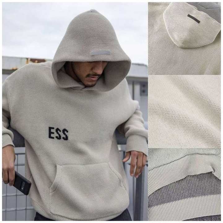 

MenHoodies Sweatshirts Mens Designer Ess Letter Knits Essentials Hoodie Sweaters Maglione Casual Hooded Knitted Pullover C02t, Extra shipping cost