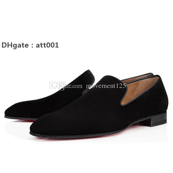 

Red-Bottoms sandals Christians Brand Red Loafers Luxury Party Wedding Shoes Designer BLACK PATENT LEATHER Suede Dress Shoes For Mens Sl SEY, Colour 1