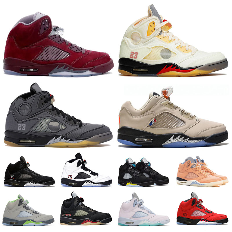 

Mens Jumpman 5 5s V Basketball Shoes Designer Burgundy Marquette Florida Gators DJ Khaled x We The Bests Sports Expression Low s Sneakers, A 40-47 what the