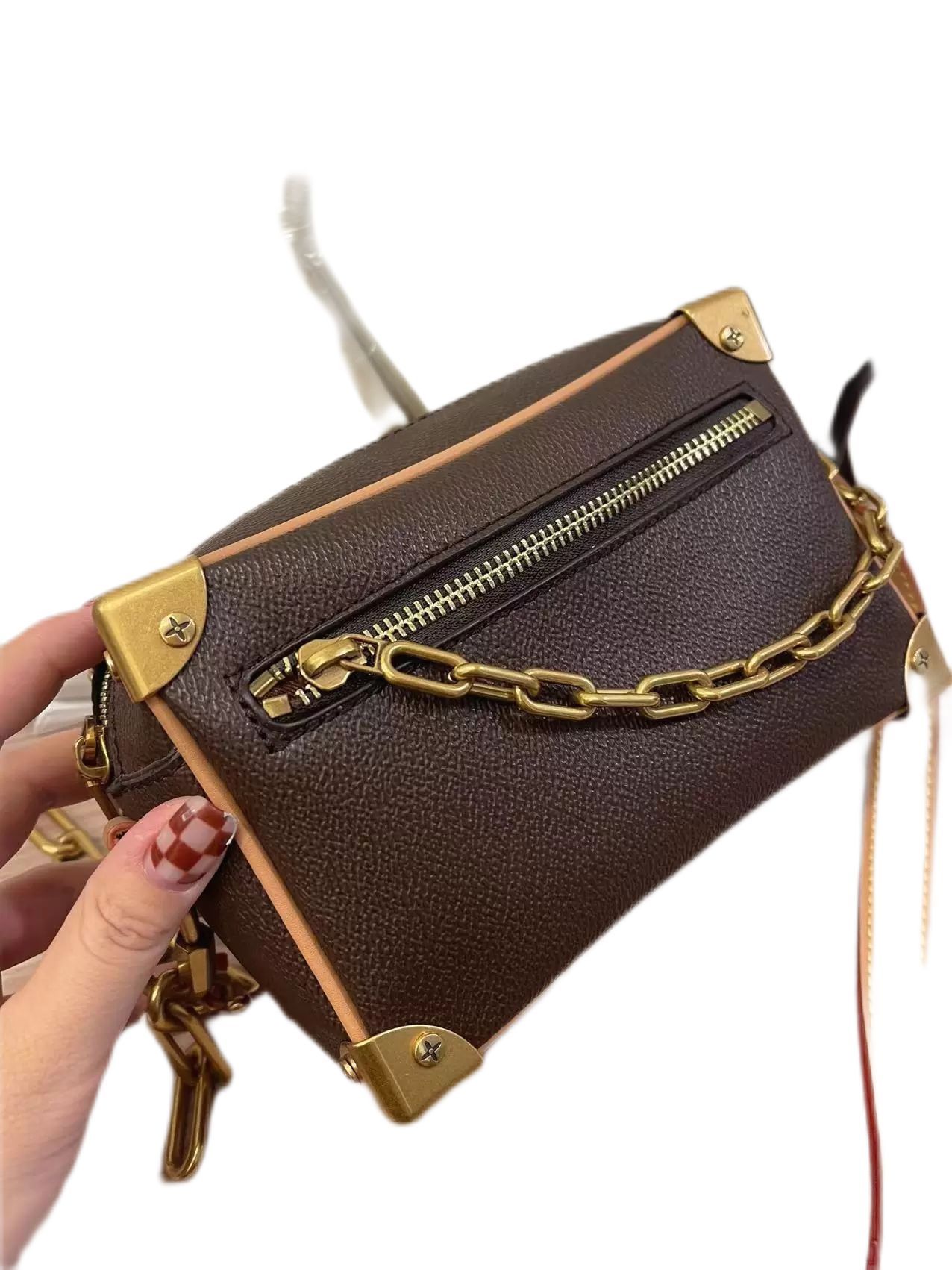 

handbag SOFT TRUNK bags Chest pack lady Tote men chains hand bags presbyopic women purse bag Leather crossbody luxury designer hobo vintage, Customize