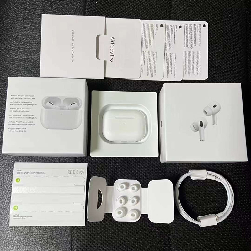 

2022 new Apple Airpods Pro 2 air 2 3 earphones Soft Silicone Earbuds Headset Accessories Tips Headphone Eartips AP2 AP3, White