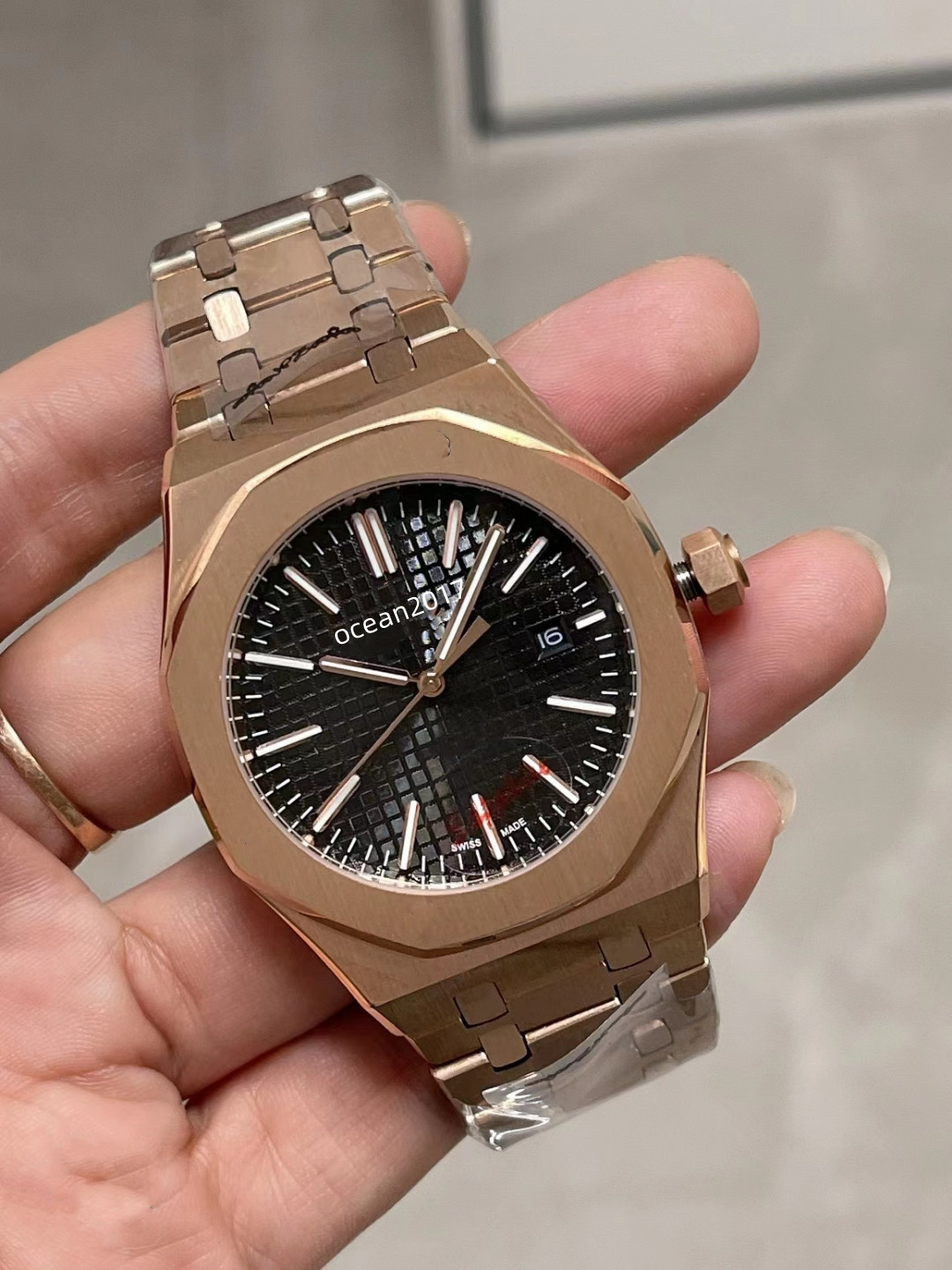 

42mm Men's Automatic Mechanical Watch Full Steel Sapphire Glass Waterproof Watch Designer Watches, Only package