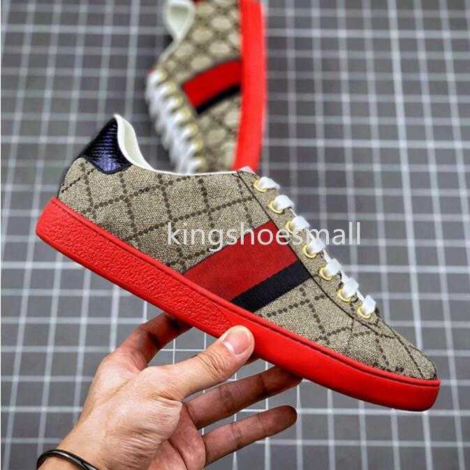 

2022 Casual Shoes Sneakers Shoe Trainers Luxury Designer Chaussures Low Top Leather Bees Stripes Walking Sports Bee Ace Sneaker Men Women