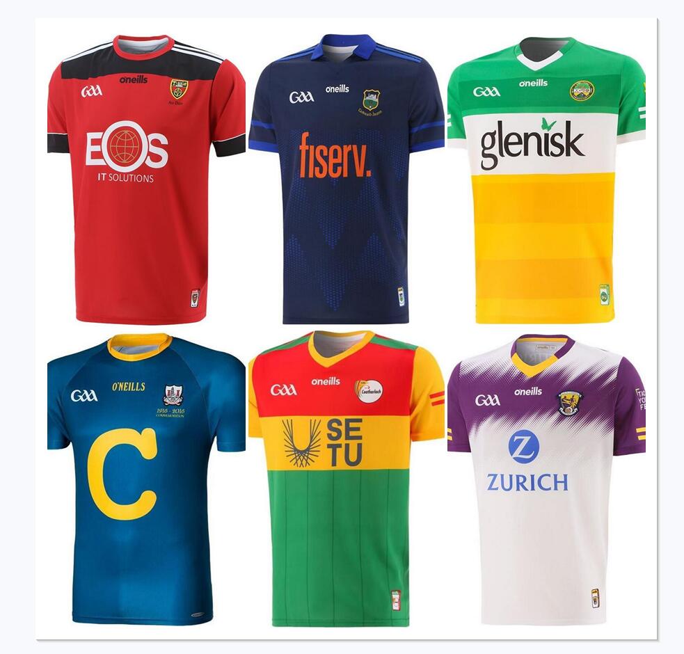 

22/23 GAA Rugby Jerseys DUBLIN Kilkenny WEXFORD KERRY TYRONE MEATH FERMANAGH DERRY ROSCOMMON DONEGAL Tees CORK GALWAY GAILLIMH TIPPERARY, Black