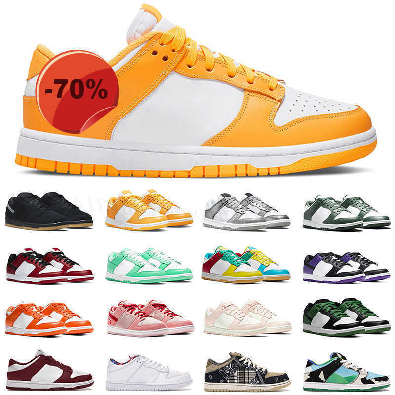 

Designers custom men women running shoes White Black UNC Coast Green Glow Syracuse Purple Pulse Chunky sb low Laser Orange mens casual, Color 1