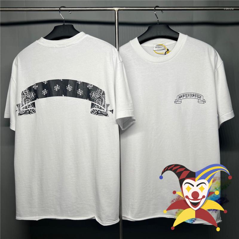 

Men' T Shirts Askyurself Paisley Tee Men Women Bandana Graphic T-shirt Vintage Tops Oversize Wash ASK Short Sleeve