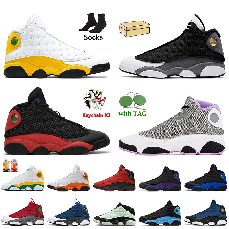 

Jumpman 13 13s Basketball Shoes Del Sol Black Flint Reverse Bred Houndstooth Women Mens Trainers Court Purple Starfish Playground Outdoor Sports Trainers Sneakers, D43 love & respect 40-47