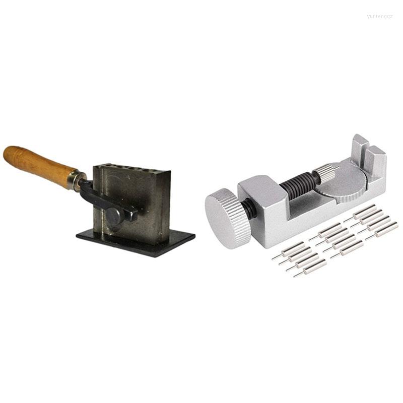 

Watch Repair Kits 1 Set Link Remover Kit Band Removal Tool & Pcs Eu Molding Groove Ingot Mould Jewelry Tools