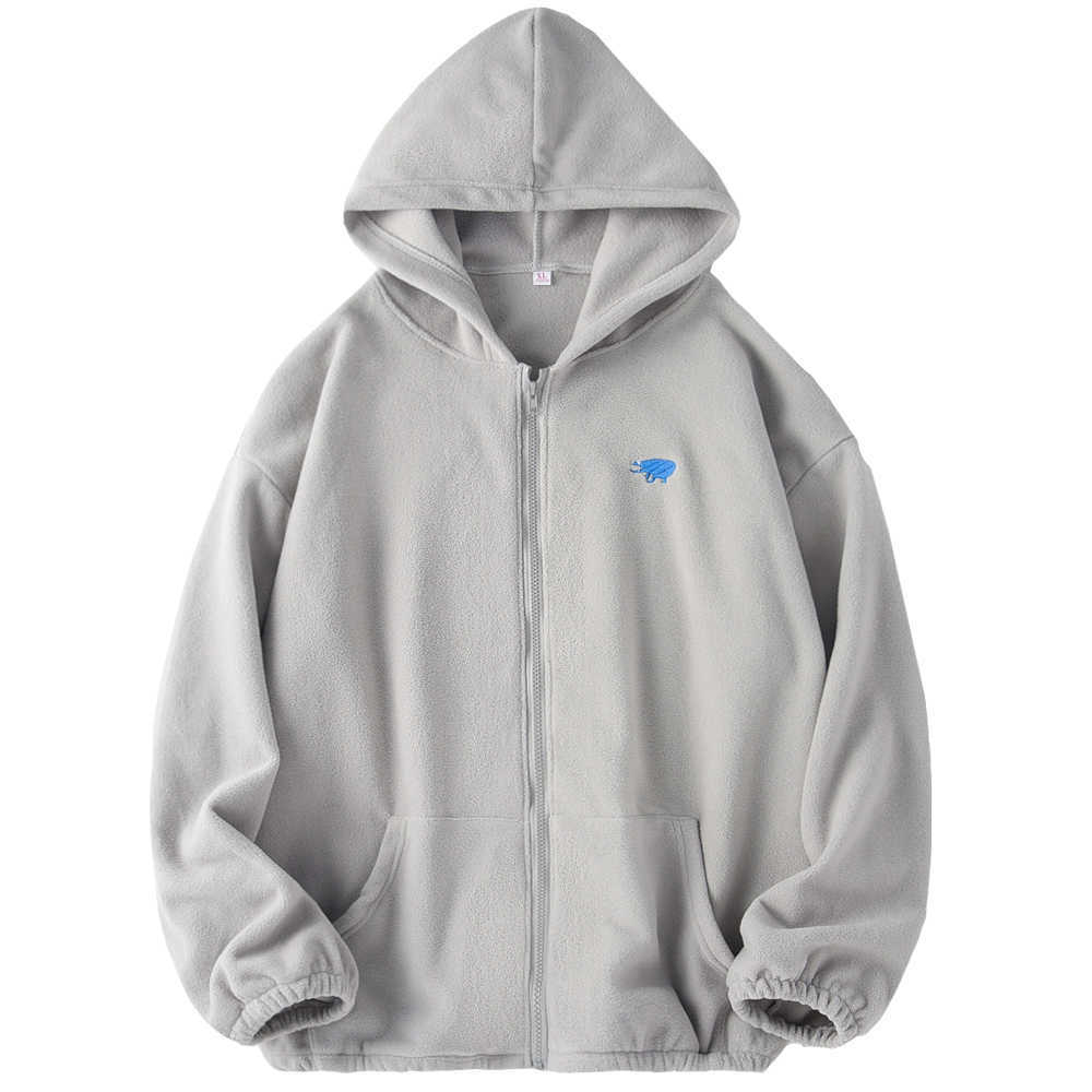 

Women's Jackets Winter Fashion Animal Embroidery Harajuku Women's Jacket Polar Fleece Korean Loose Plus Velvet Thick Zipper Jacket T221008, Ws05