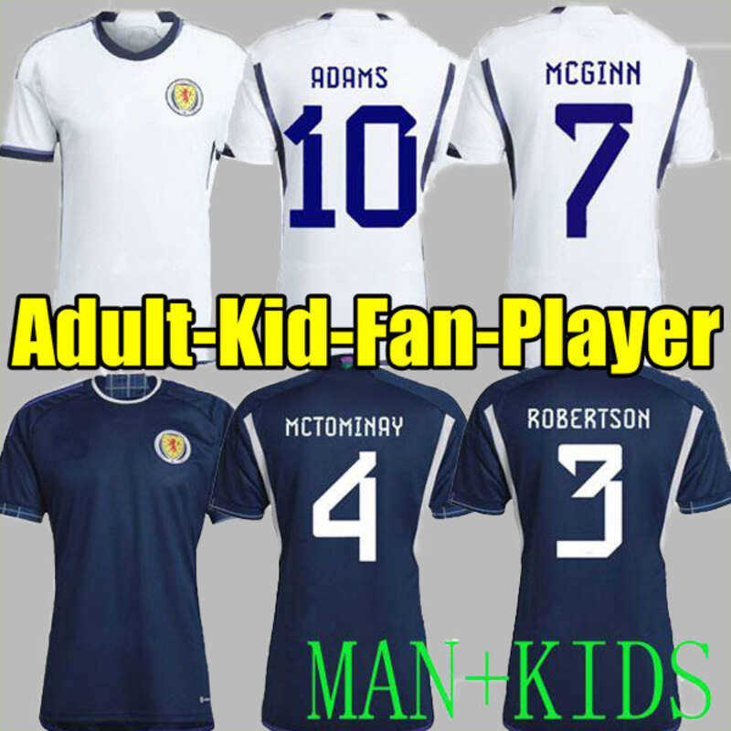 

22 23 Scotland Soccer Jerseys world cup National Team tops tee shirts Scott McTominay Andy Robertson FRASER ADAMS adult men football shirts, Home kids