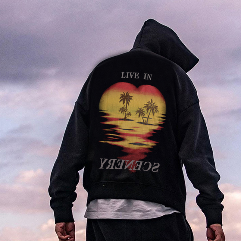

Print Hoodie Sweatshirt Men's Plus Size Hoodies & Sweatshirts Women, Black