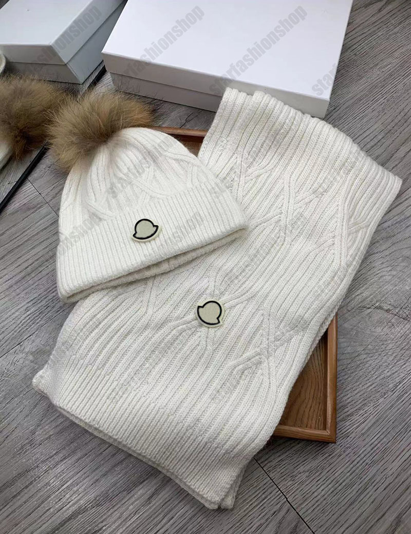 

Doudou Luxury hat Scarf Set Skeleton Winter unisex Cashmere Letter Casual outdoor Hat Knitted Designer 6 Color, Suit
