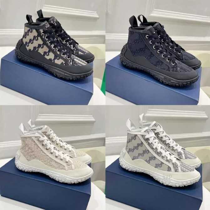 

Sneakers Designer B28 Shoes Classic Oblique Printed Fabric Canvas Fashion Breathable Technology Men Women Outdoor Trainers