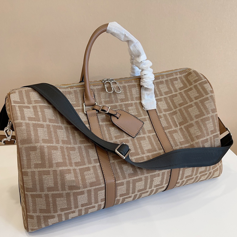 

Designer Duffle Bag Luxury 45 Travel luggage Handbags Large Capacity Backpacks Fashion Shoulder Crossbody Handbag Brand Men Women Messenger Totes, Brown
