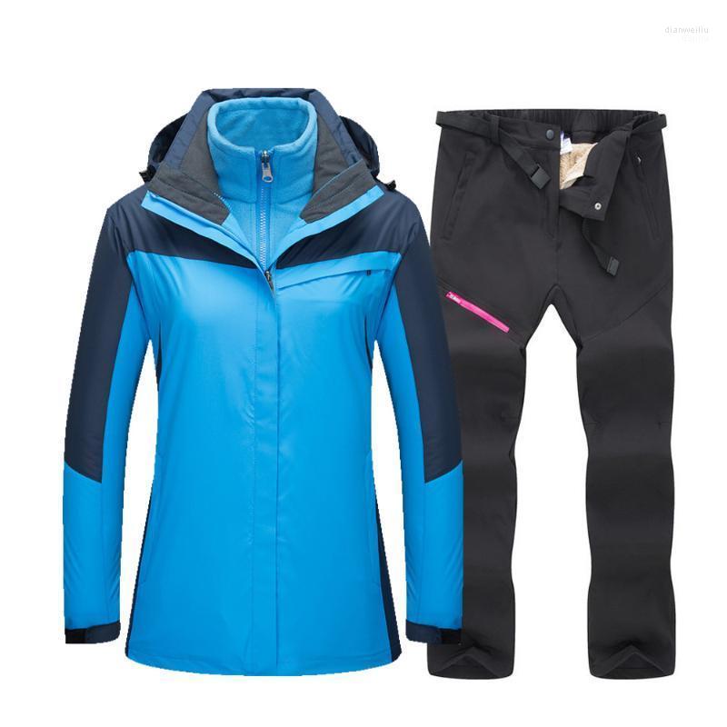 

Skiing Jackets Warm Ski Suit Women Waterproof Windproof And Snowboarding Jacket Pants Set Winter Outdoor Snow Costumes1, Black pants
