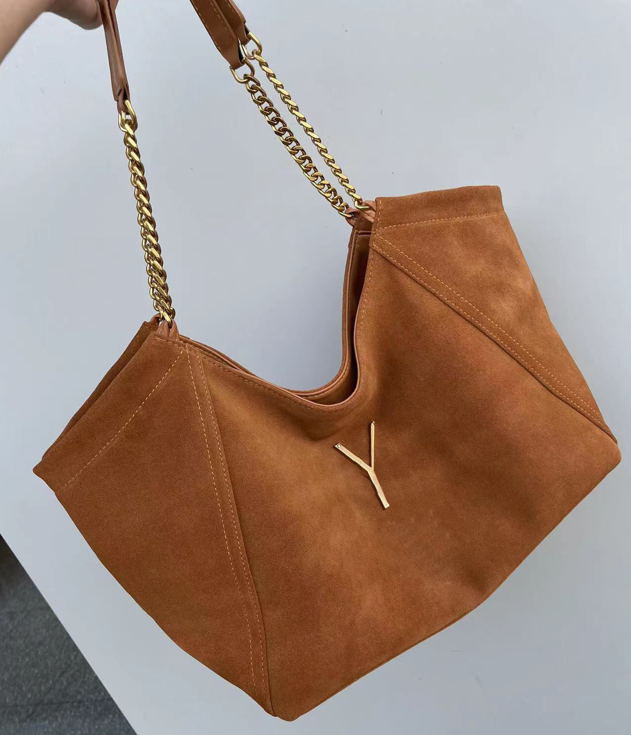 

Luxury underarm bag designer retro solid color deerskin velvet ladies new fashion multifunctional shopping bag with large capacity