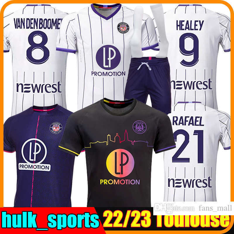 

Toulouse FC soccer jerseys 2022 2023 maillot de foot HEALEY DEJAEGERE ADO SPIERINGS DIAKITE COSTA SANNA RAFAEL 22/23 Men Kids Kits sock Full, 22-23 home