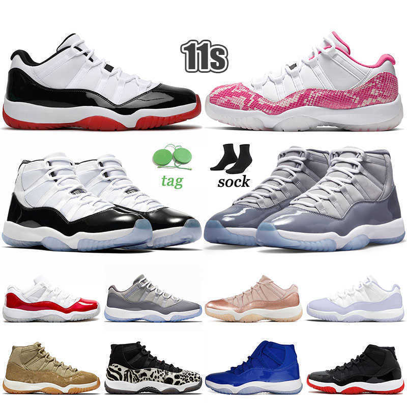 

Vintage Versiont Jumpman 11 11s Mens Womens Basketball Shoes Newe Low Pure Violet Metallic Sliver Cool Grey Snakeskin Pink Animal Instinct OG designer shoes, J41 40-47