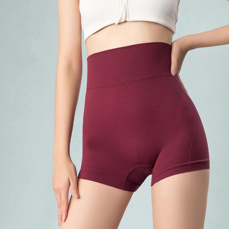

Women's Panties 2pcs High Waist Seamless Safety Shorts Under Skirt Women Hip Push Up Boyshorts Sexy Slim Boxers Underpants