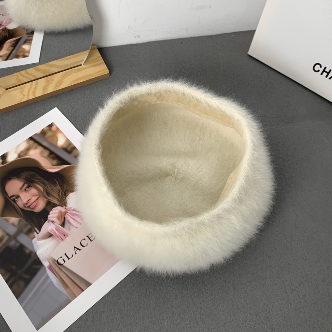 

Designer Beret Womens Letter Luxury Tie-Dye Cashmere Hat Beret Cap Lady Outdoor Travel Warm Winter Windproof Vacation Bonnet Caps