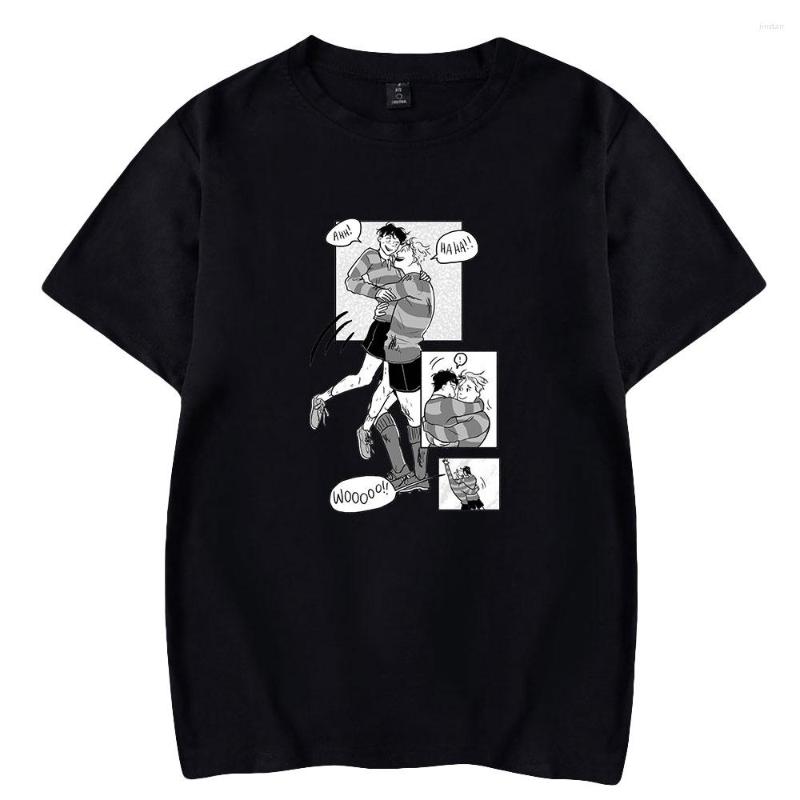 

Men' T Shirts Heartstopper Shirt Manga Kawaii Nick And Charlie Romance TV Series T-Shirt Hip-hop O-neck Summer Men Short Sleeve Tops Tees, Black