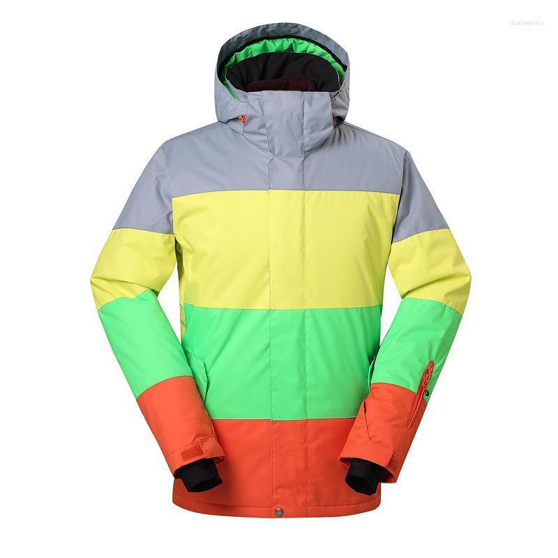 

Skiing Jackets GSOU SNOW Men' Ski Wear Single Snowboard 1403-0021, One