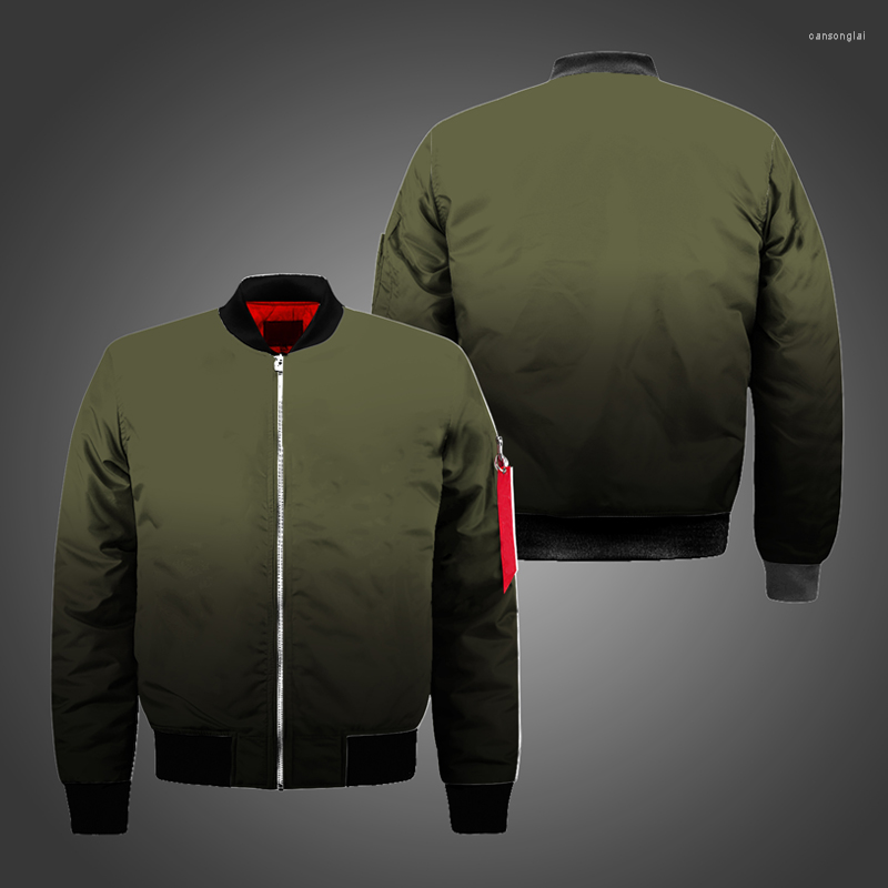 

Men' Jackets Bomber Jacket Pilot Male Padded Coat Waterproof Thin Autumn Gradient Stylish Customized Extra Large Military Dropship, Black