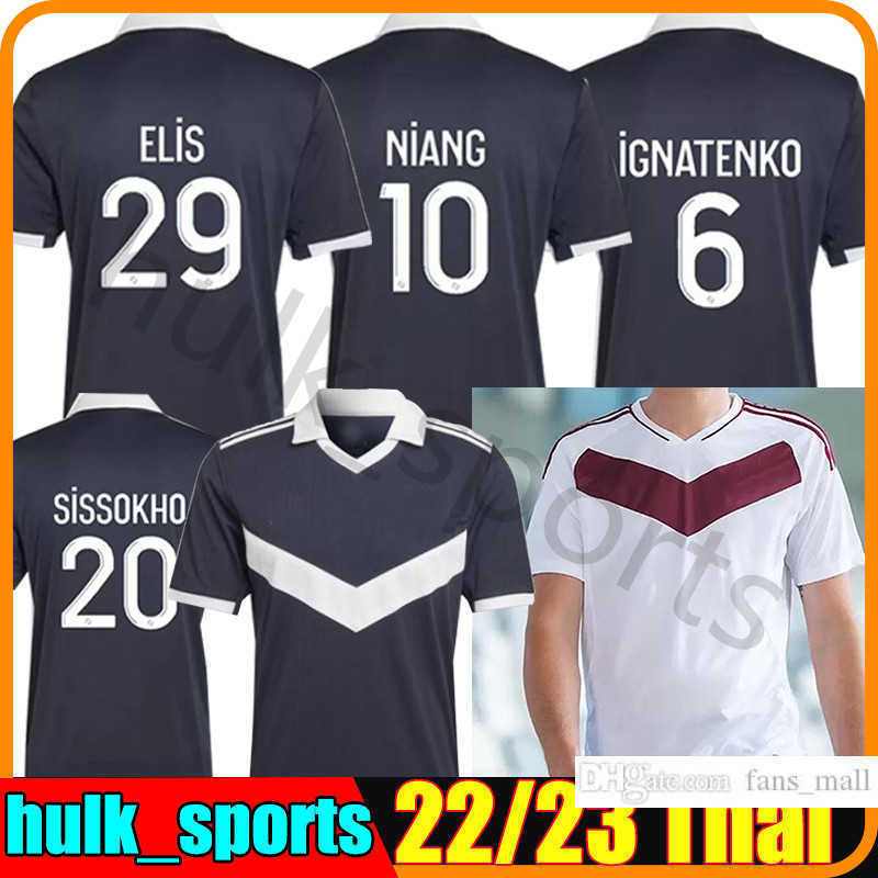 

22/23 FC Girondins Bordeaux 140th anniversary Soccer Jerseys ADLI BRIAND OUDIN S.KALU T.BASIC 2021 2022 maillot de football Shirt Men Kids, 22-23 home