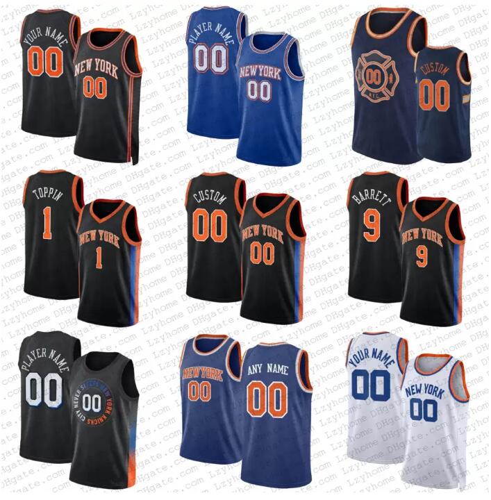 

Men Women Youth New York''Knicks''Custom 4 Derrick Rose 13 Evan Fournier 30 Julius Randle 11 Jalen Brunson 9 RJ Barrett Basketball Jerseys, Colour