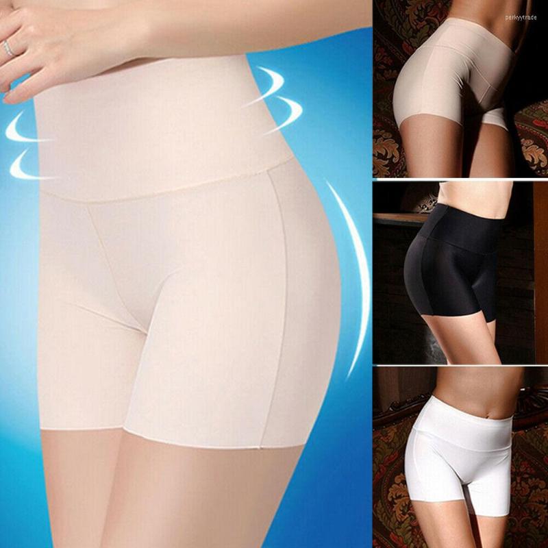 

Women's Panties 2022 Women Soft Cotton Seamless High Waist Safety Short Pants Female Summer Under Skirt Shorts Breathable Tights, Beige