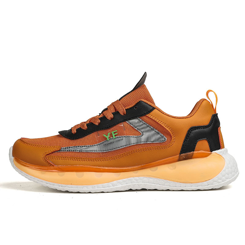 

Mens Running Shoes Knit breathable designer sneakers men casual flat thick bottom shoe muti-color 40-45