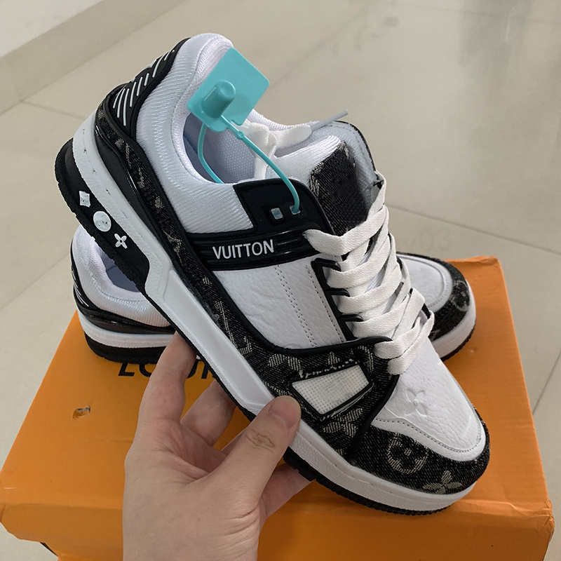 

2022 summer breathable classic mens women casual shoes trainer designer sneakers printing low cut green red black white running shoe 39-44 sh20, #1