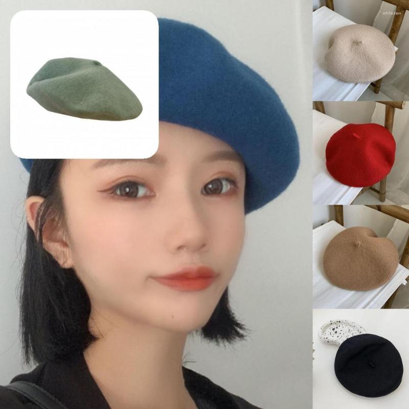 

Visors Chic Women Cap Brimless Headwear Durable Winter Beret Hat Beanie, Green