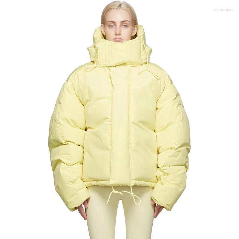 

Women's Down LFLO 2022 WINTER EXTRA WARM SHORT WIND WATER PROOF WHITE DUCK COATS