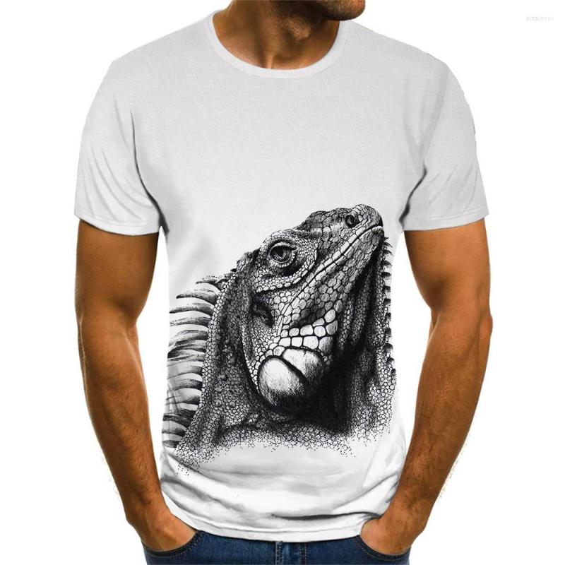 

Men's T Shirts Summer Selling 3D Sketch Print Crew Neck Loose Top Short Sleeve T-Shirt