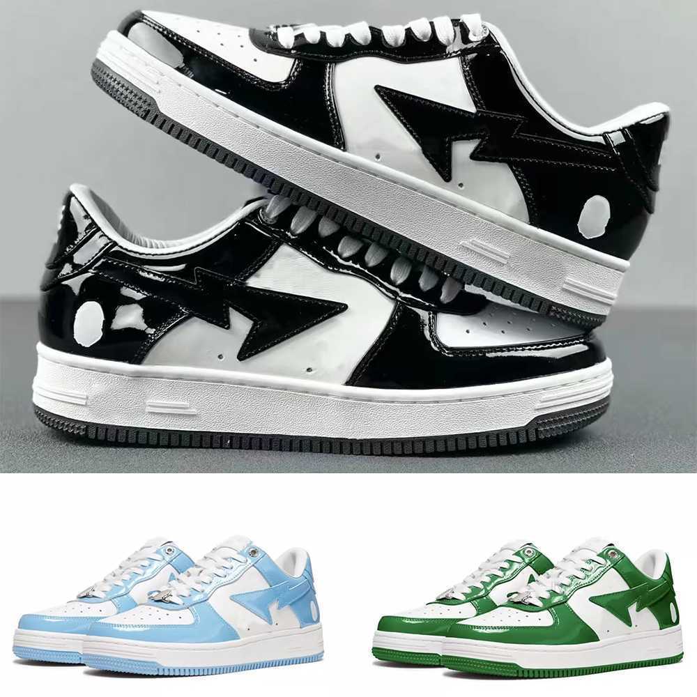 

OG Designer 2022 Shoes Men Women BAPESTAS Casual sneakers Platform new color Camo Luxury Outdoor low monkey shape stars STA Shoes Size 36-45, Blue bright