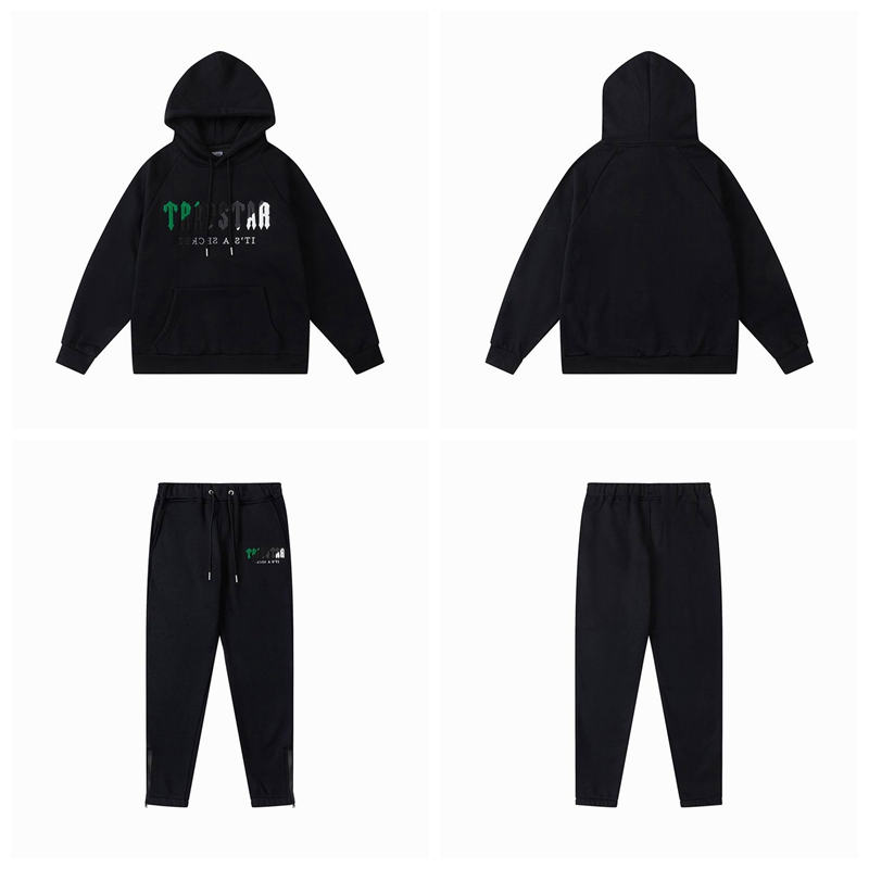 23Color Mag TRAPSTAR Designer Brand Trap Star Pullover Tracksuit Tiger Print Men's Fashion Casual Versatile Style Men's Autumn Winter Set