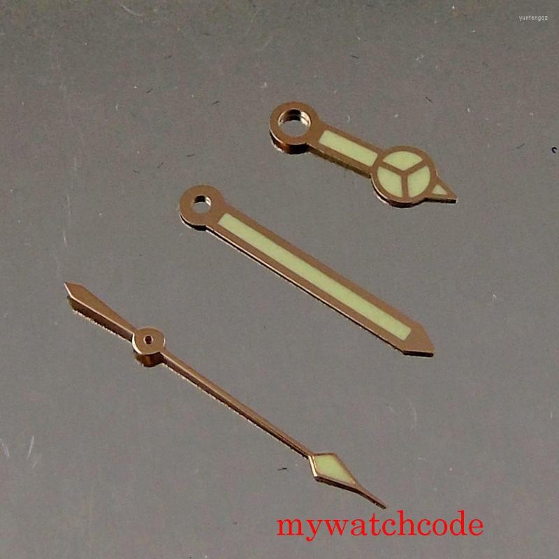 

Watch Repair Kits Hands Wristwatch Parts Fit MIYOTA 8215 8205 821A Automatic Movement Rose Gold Plated