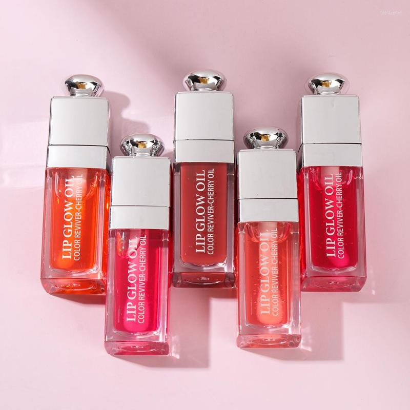 

Lip Gloss Plump Glow Oil Care Plumping Non-Sticky Formula Moisturizing Lipstick Hydrating Polished Lips, Pink