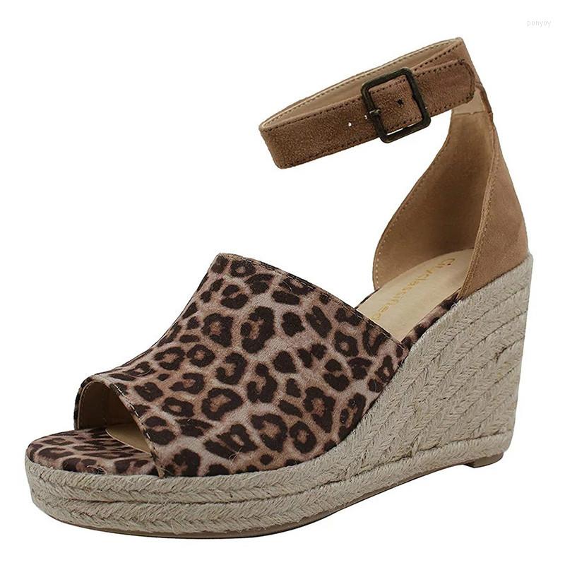 

Sandals Drop Women High Heels Summer Platform Wedge Peep Toe Beach Shoes Fashion Comfortable Plus Size, Black