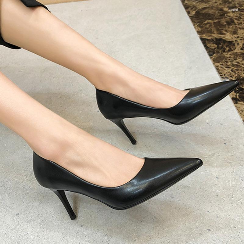 

Dress Shoes Women Pumps Pointed Toe Thin Heels Shallow Ladies Office Lady Slip On Casual Female Footwear Solid Fashion 2022, 9cm heel