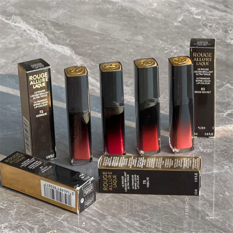 

Brands Lip gloss Girl Lip Beauty Tools Lipstick With multicolor Nice Quality 5.5ml, As link