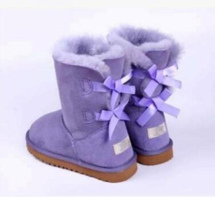 

Cotton Boots Winter Boots Bailey Bowknot Snow Boots Boot Christmas Classic Tall Real Leather Women 'S Bailey Bow 777, Colour4